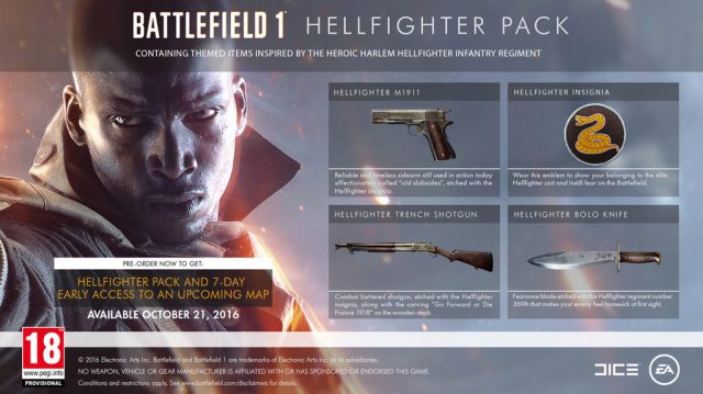 Das Battlefield 1 Hellfighter-Pack und seine Inhalte